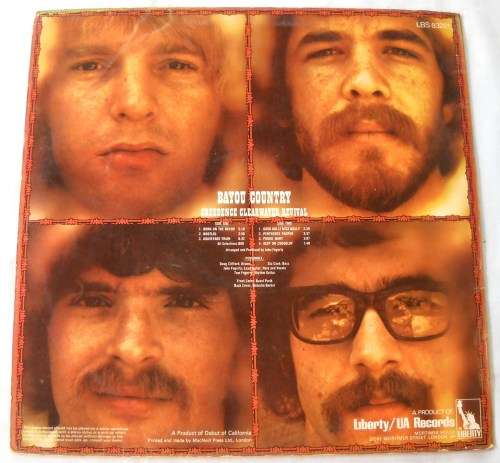 CREEDENCE CLEARWATER REVIVAL - BAYOU COUNTRY - LP - UK - VG / VG