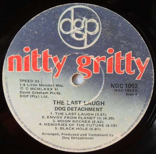 DOG DETACHMENT - THE LAST LAUGH - LP - SOUTH AFRICA - VG / G