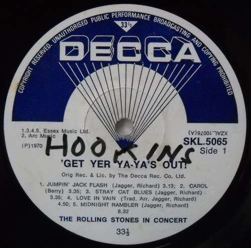 THE ROLLING STONES - GET YER YA - YA'S OUT  - LP - UK  - VG+ / VG