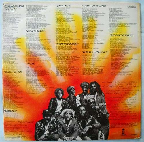 BOB MARLEY & THE WAILERS - UPRISING - LP - SOUTH AFRICA - VG / VG