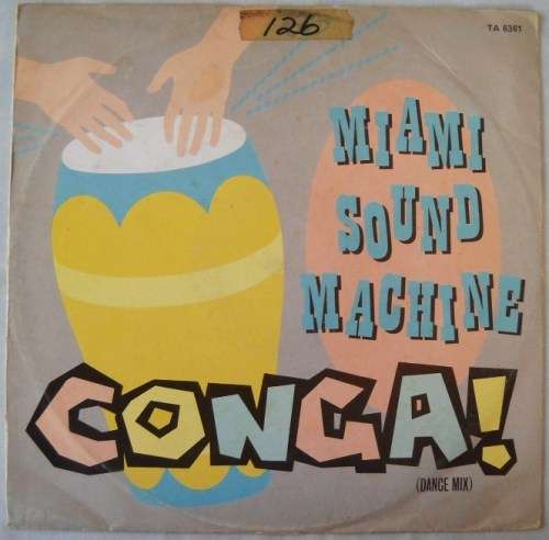 MIAMI SOUND MACHINE - CONGA - 12" MAXI - UK -  VG / VG