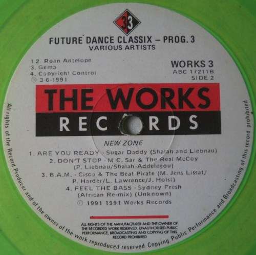 FUTURE DANCE CLASSIX PROGRAM 3 - DBL LP - SOUTH AFRICA - EXC / EXC / VG   GREEN VINYL