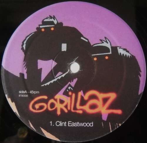 GORILLAZ - CLINT EASTWOOD - 12" MAXI - UK -  EXC / VG+