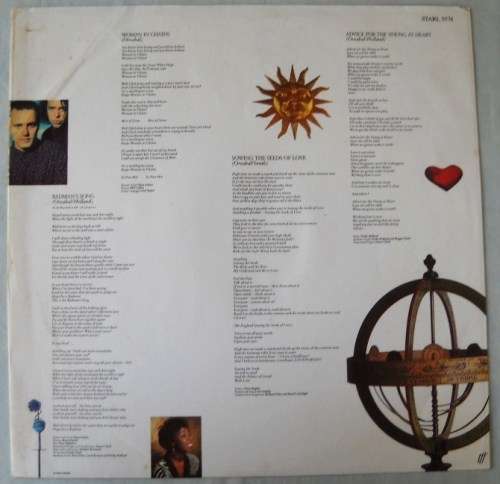 TEARS FOR FEARS - THE SEEDS OF LOVE - LP - SOUTH AFRICA - EXC / EXC IN SHRINK  - WITH COLOUR INNER