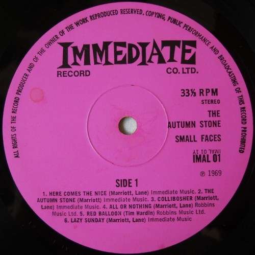 SMALL FACES - THE AUTUMN STONE - DBL LP - UK - VG+ / VG+ / VG