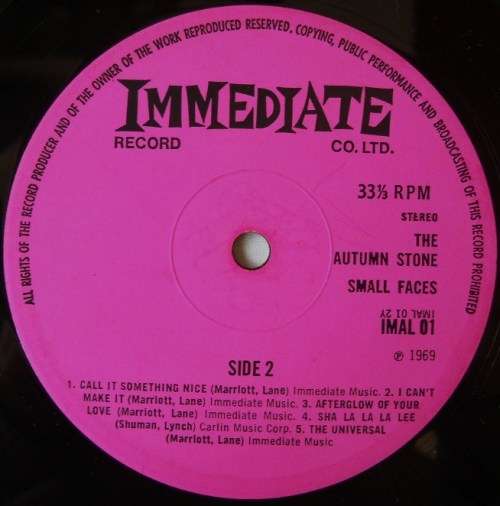 SMALL FACES - THE AUTUMN STONE - DBL LP - UK - VG+ / VG+ / VG