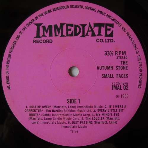 SMALL FACES - THE AUTUMN STONE - DBL LP - UK - VG+ / VG+ / VG