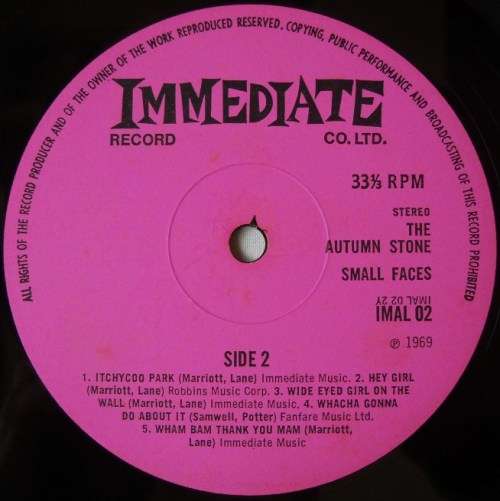 SMALL FACES - THE AUTUMN STONE - DBL LP - UK - VG+ / VG+ / VG
