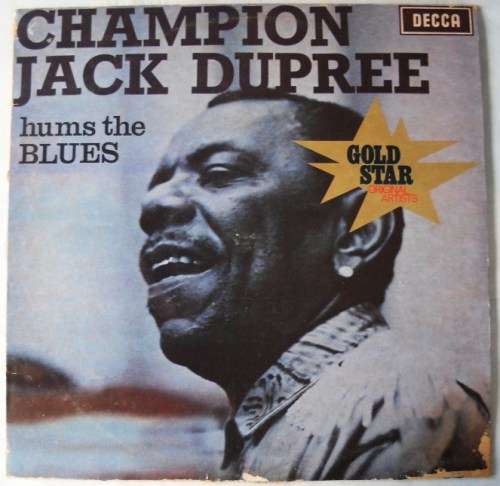 CHAMPION JACK DUPREE - HUMS THE BLUES - LP - SOUTH AFRICA - EXC / VG