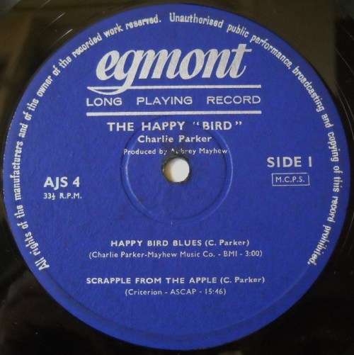 CHARLIE PARKER - THE HAPPY "BIRD" - LP - UK - VG+ / VG - WITH INSERT