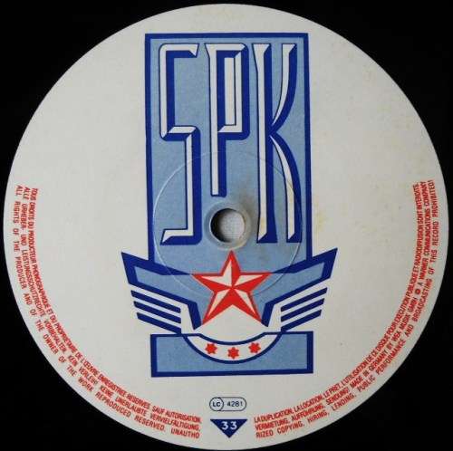 SPK - MACHINE AGE VOODOO - LP - EUROPE - EXC / VG+  - INCL. ORIG. COLOUR INNER SLEEVE