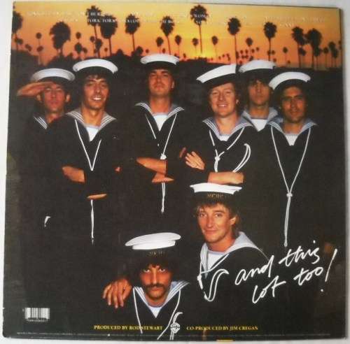 ROD STEWART - TONIGHT I'M YOURS - LP - USA - EXC / EXC  - WITH COLOUR INNER SLEEVE