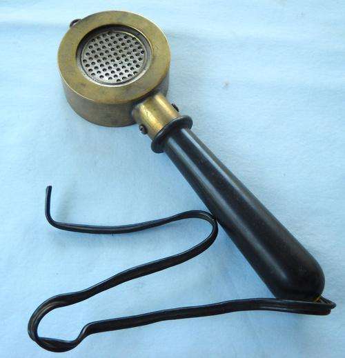 Rare-1st World War Brass MICROPHONE-Excellent Condition