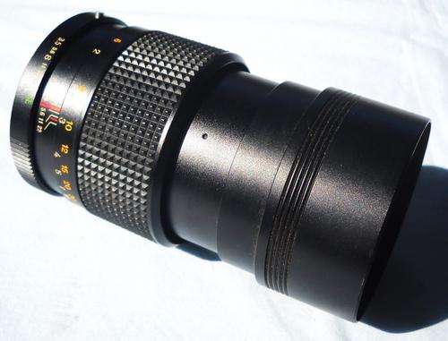 KONICA HEXANON-AR-3.5 / 135 mm BLACK LENS-EXCELLENT CONDITION