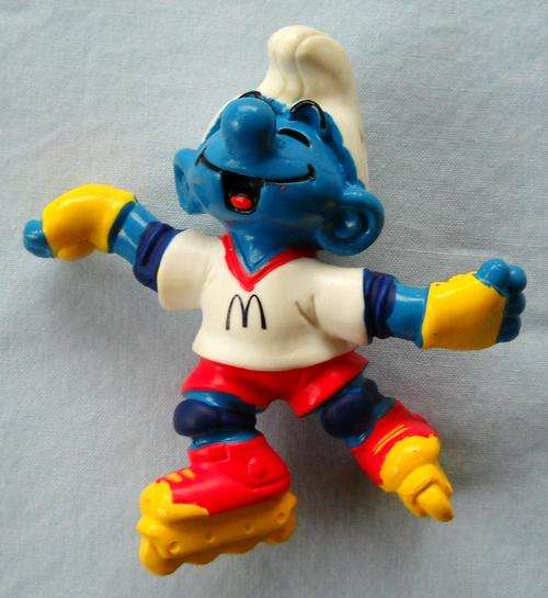 ROLLERBLADE SMURF-MC DONALD'S-PEYO-EXCELLENT CONDITION