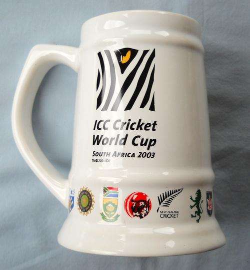 SOUTH AFRICA CRICKET WORLD CUP-2003-BEER TANKARD / MUG-STUNNING CONDITION