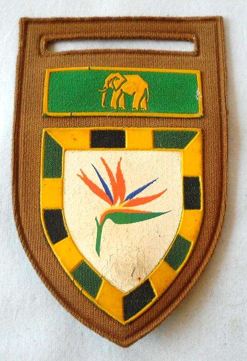 6 SAI INFANTRY-TUPPERWARE SHOULDER FLASH BADGE-SOUTH AFRICA-GREAT CONDITION