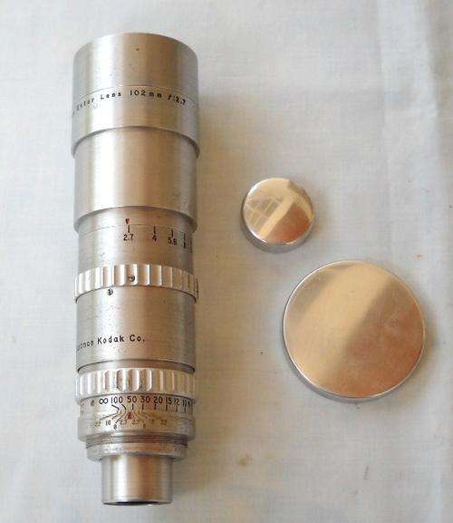 KODAK CINE EKTAR-102 MM / f:2.7-CAMERA LENS-VERY GOOD COSMETIC CONDITION-FOR CINE CAMERAS