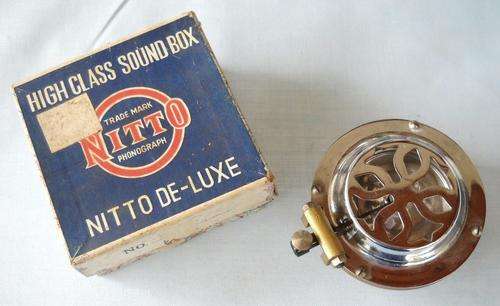 NITTO DE LUXE-HIGH CLASS SOUNDBOX / REPRODUCER-FOR GRAMOPHONE-EXCELLENT COSMETIC CONDITION