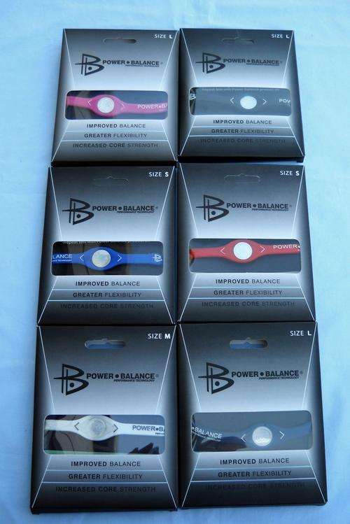 10 Power Balance SILICON WRISTBANDS. BRAND NEW in Boxes
