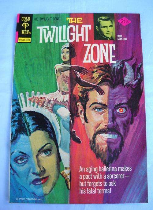 RARE-THE TWILIGHT ZONE-STERLING-GOLD KEY COMICS-1974-#58-VF 8.0