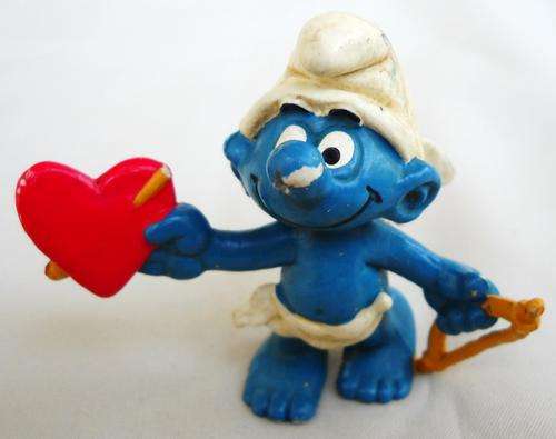 SMURF- CUPID SMURF-PEYO-Schlumpf-EXCELLENT CONDITION