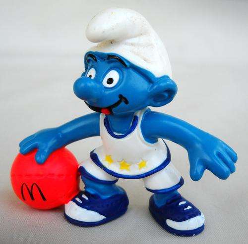 SMURF -MaC DONALD'S BASKETBALL SMURF-PEYO-Schlumpf-EXCELLENT CONDITION