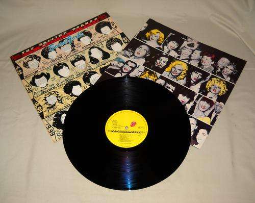 THE ROLLING STONES-Some Girls-1978 GERMAN Vinyl LP-BANNED ISSUE-NO RES