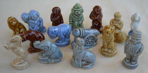 WADE-Complete Set of 15 CIRCUS ANIMALS-1993-1999-Excellent Condition