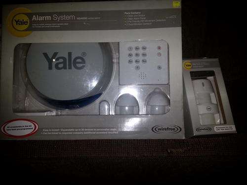 Yale alarm system HSA6000 + Outside movement detector