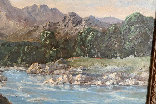 GIOVANNI FASCIOTTI - Beautiful BARGAIN Oil Landscape 50x35