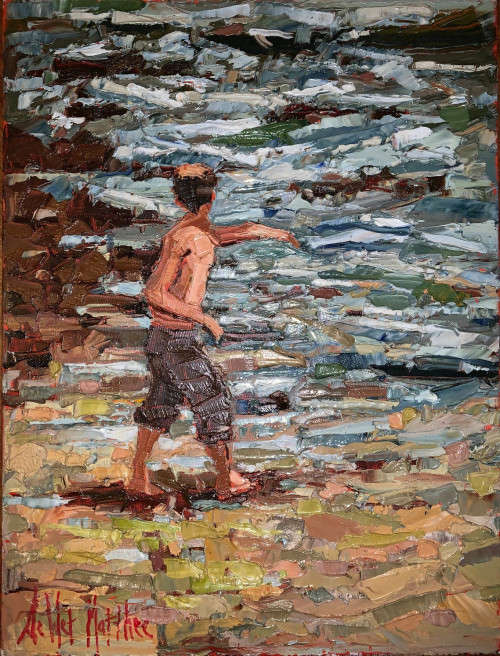 IINVESTMENT Art - De Wet Matthee - Thick Luscious Paint - 35x25