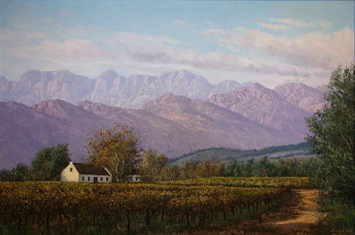 CASEY VAN DER LEEK - BEAUTIFUL LARGE OIL