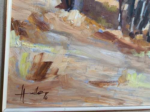 Wallace Hulley! Donkey cart... iconic artwork in beautiful condition