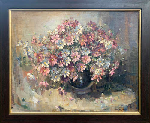 Gian Piero Garizio - MAGNIFICENT FLOWERS! 75x60cm!