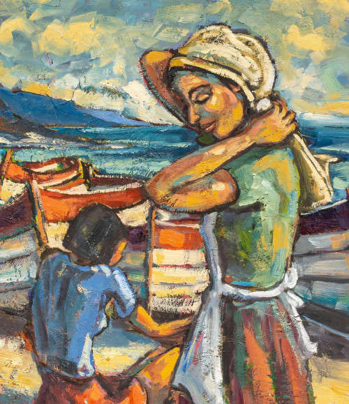 DANTE RUBEN - Bringing home the catch - beautiful work!