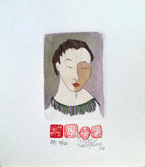 PIETER VAN DER WESTHUIZEN - Lovely little etching!