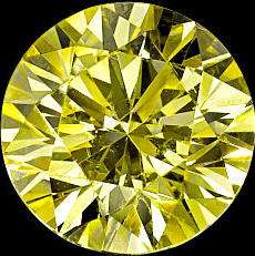 STUNNING 0.30ct BRILLIANT CUT YELLOW COLOUR, I-3 DIAMOND!!!