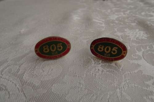 South African Railways 805 16B cufflinks -Special Item