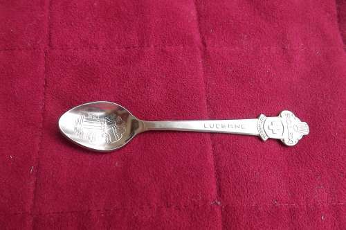 Rolex Buchner silverplated teaspoon made in Lucerne Switzerland.As new