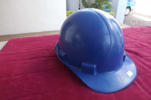 Blue NORTH SAFETY HELMET.SABS Approved.As new