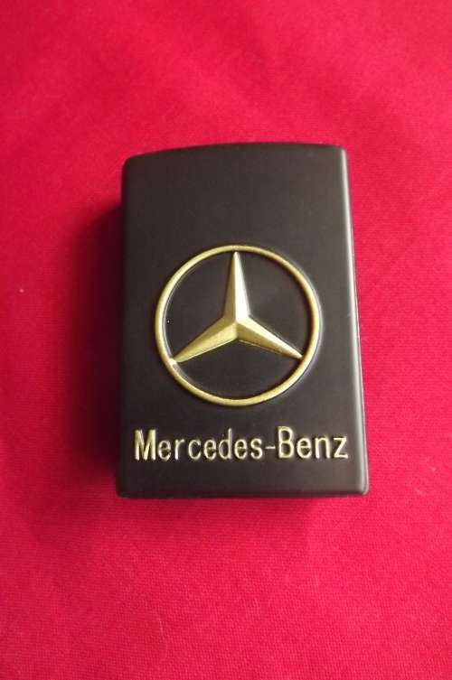 Black Mercedes - Benz gas lighter.New.Never used. 5.4 x 3.6cm