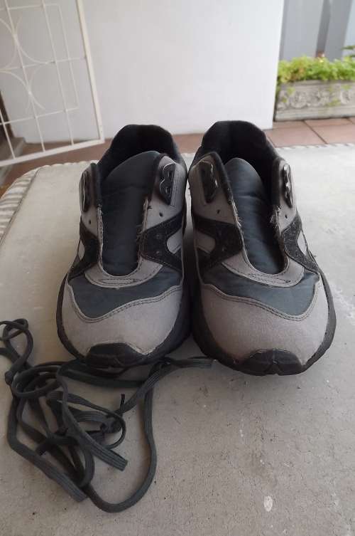 Pair of SADF grey gim shoes by JORDAN shoes in size 6.Issued 2014.Army size 240M.