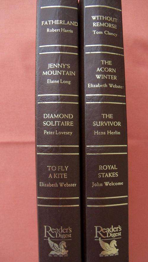Lot of 2 Readers Digest Condensed books - 8 wellknown stories