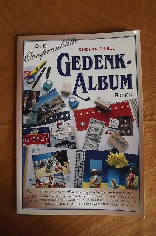 Gedenk Album Boek deur Sheena Cable