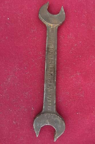 Vintage Shelley Spanner made in England 7/16 &1/2