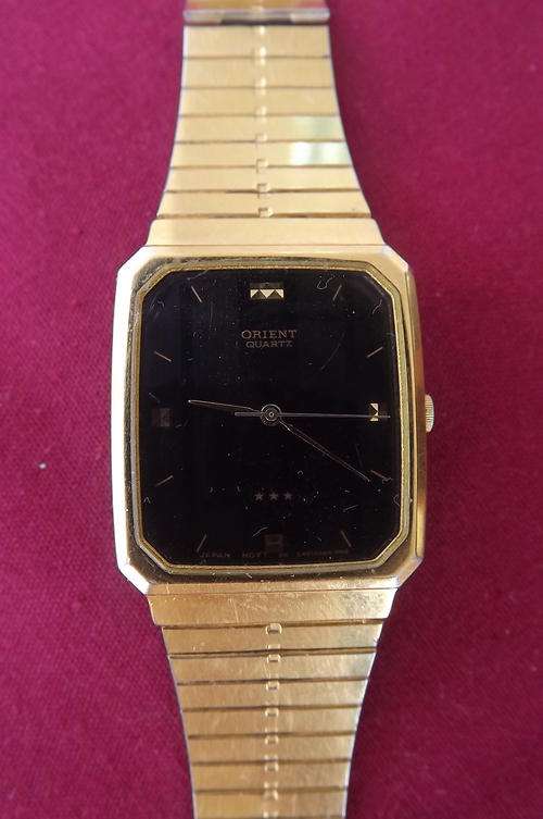 Orient Men's Watch - black face - not working