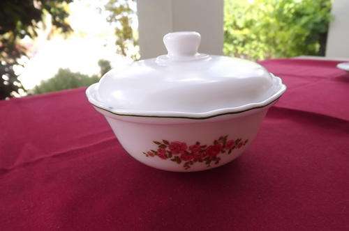 Small Arcopal France Bowl with lid