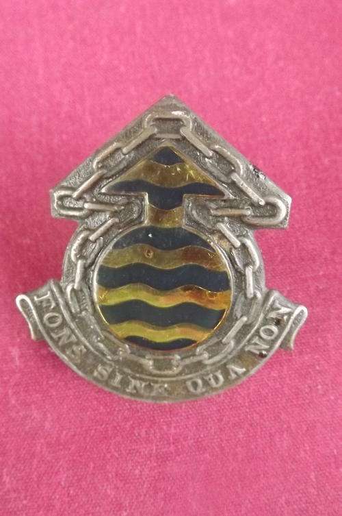 SA Ordinance Metal Cap Badge - Black and gold