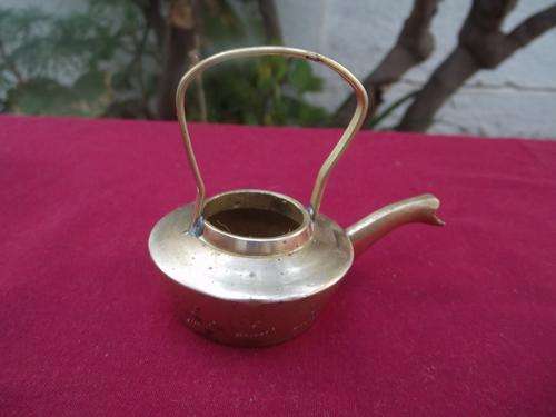 Mini Heavy Brass Kettle without lid